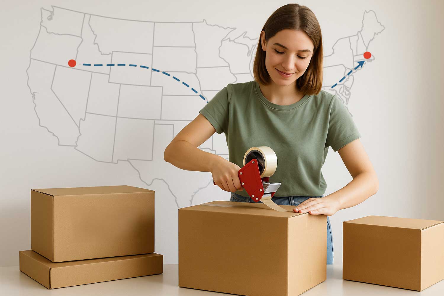 How to Move Cross-Country with Just Boxes